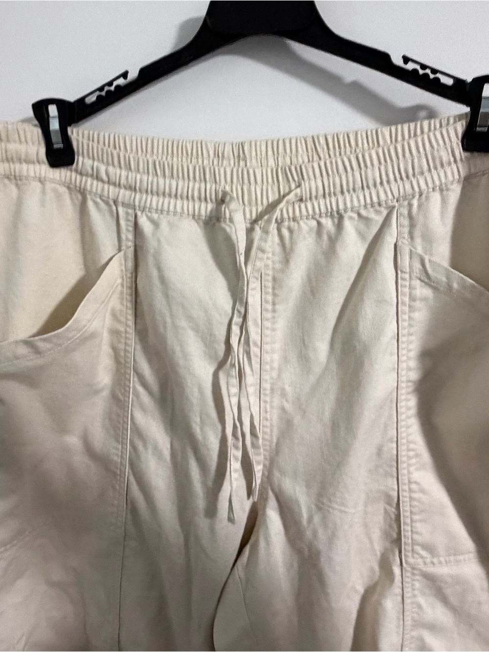 Universal Thread Men's Cream Drawstring Relaxed Chinos - Picture 2 of 5